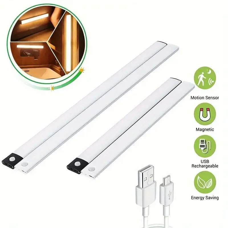 USB Rechargeable Motion Sensor Activated LED Strip Light