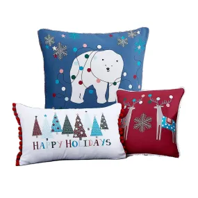 Winter Wonderland 3-Piece Throw Pillow Set