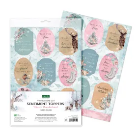 Winter Wonderland Sentiment Toppers, 2 sheets