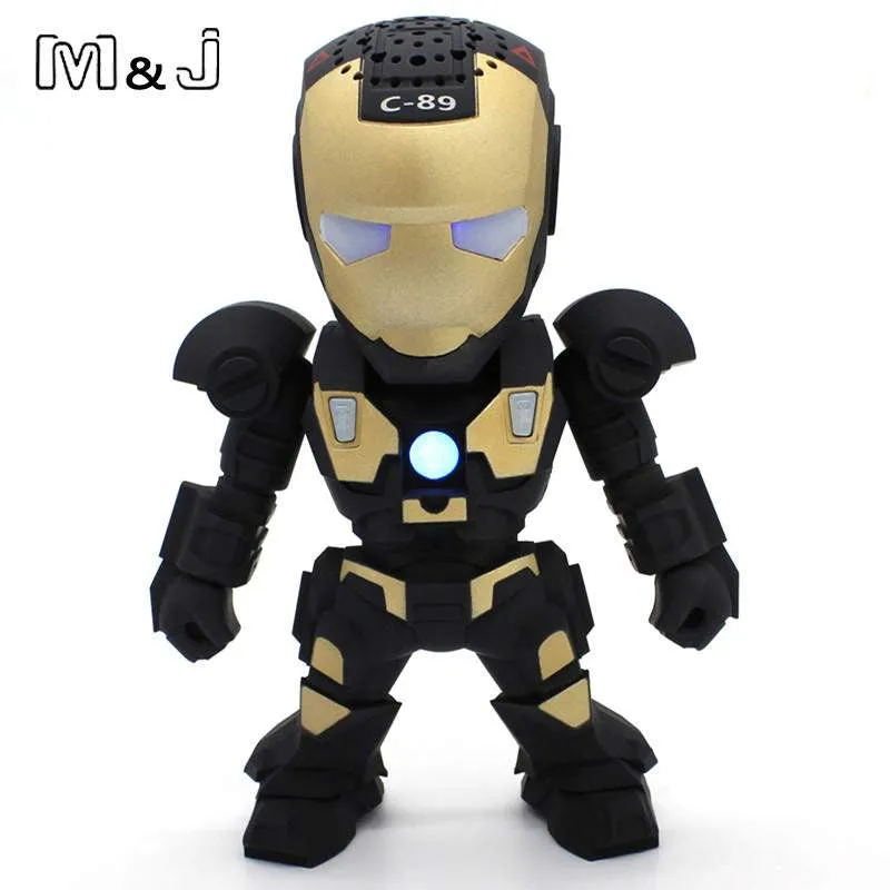 Wireless Bluetooth Speaker LED Movie Style Robot