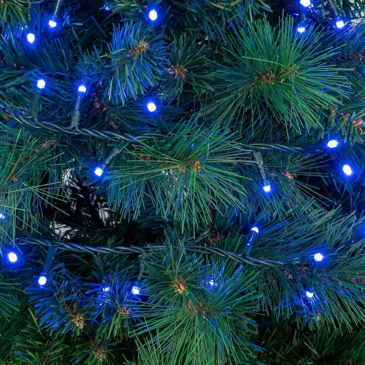 Wreath of LED Lights 15 m Blue White 3,6 W